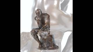 Famous The Thinker Sculpture by Rodin [upl. by Alehs]