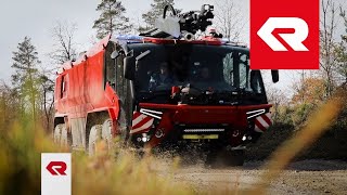 PANTHER 8x8 – Offroad test drive – Rosenbauer [upl. by Ynohtnaeoj140]