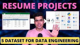 Datasets to Build Resume Ready Data Engineering Projects [upl. by Schaffel]