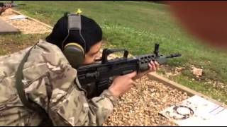 shooting the L98A2 rifle [upl. by Bever]