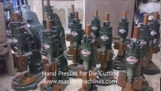 MASTER Hand Press for Jewellery Die Cutting [upl. by Eeslehc]