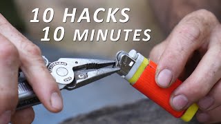 10 Survival and Bushcraft HACKS you probably didnt know [upl. by Kohl98]