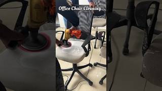 Office chair cleaning chaircleaning viralvideo [upl. by Inaffyt]