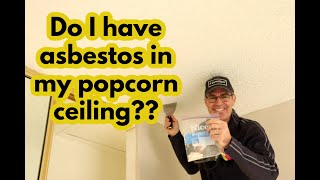 How to test for asbestos in your popcorn ceiling [upl. by Merta]