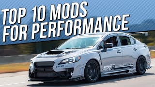 10 BEST performance mods for the 20152021 Subaru WRXSTI [upl. by Arta]