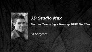 3DS Max  Unwrap UVW Modifier [upl. by Toulon]