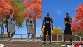 NBA 2K18 IOSANDROID My Career Pickup Game with TMac Stoudemire And Garnett [upl. by Aikcin]