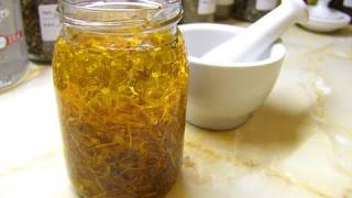 How To Make An Infused Oil  Herbalism Basics 4 [upl. by Wynn]