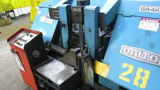 Daito GA410W Band Saw  Online Auction [upl. by Ginnie]