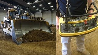 RemoteControlled 900 Horsepower Caterpillar Bulldozer [upl. by Ramma]