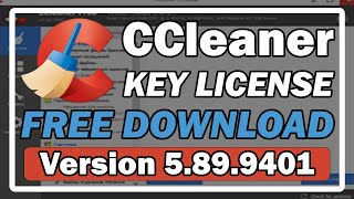 CCleaner Version 5899401  Key License  New Version  1 Minute Installation  Latest [upl. by Koblick]