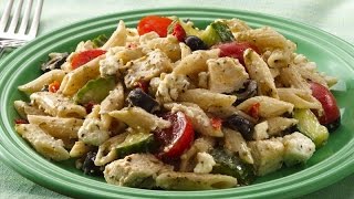 Mediterranean Chicken and Pasta Recipe [upl. by Lunette487]