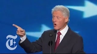 Election 2012  Bill Clintons Full DNC Speech  The New York Times [upl. by Amitaf]