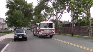 Kearny Fire Department Engine 1 responding 63015 [upl. by Hortensia]