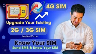 Know Your Sim Upgrade Your SIM with BSNLs 4G SIM Card FREE [upl. by Shinberg428]