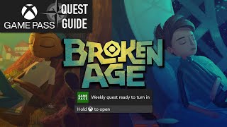 Broken Age Weekly Xbox Game Pass Quest Guide  Complete One Objective  60 Minutes as Vella or Shay [upl. by Nyrhtakyram]