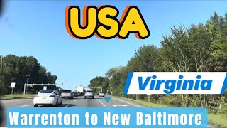 USA Virginia  Warrenton to New Baltimore  USA Road Trip [upl. by Jackie]