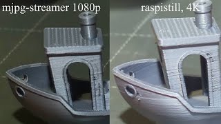 Raspi HQ camera 4K res timelapse comparison [upl. by Asikal]