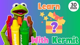 Toddler and Preschool Learning with Amazing Crayon Surprises  Learn Colors Letters and SO Much More [upl. by Bernat]