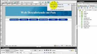 Dreamweaver Botones y Menus Parte 3 [upl. by Wakeen]