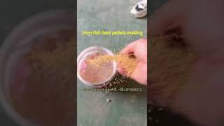 Small fish feed pellet machine for 1mm feed pellets making  Floating fish feed extruder machine [upl. by Benoit]