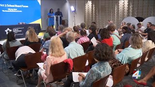 Packed house for first of 4 school board candidate forums ahead of DCPS election [upl. by Annayrb]