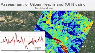 LST Urban Heat Island Effect and UTFVI Analysis using Google Earth Engine and Landsat dataset [upl. by Nillad52]