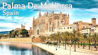 🇪🇸 Walking in PALMA DE MALLORCA 4K Spain [upl. by Nappy]