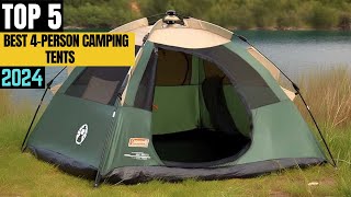 TOP 5 Best 4Person Camping Tents of 2024 [upl. by Karalynn]