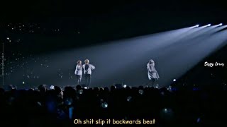 Eng sub BTS quotCYPHER PT 3quot LIVE concert Perf 🔥 [upl. by Aeel]