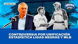 Controversia por unificación estadística Ligas Negras y MLB [upl. by Odlanir]