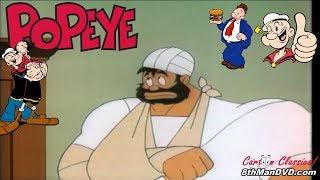 POPEYE THE SAILOR MAN Assault and Flattery 1956RemasteredHD 1080p  Jackson Beck Jack Mercer [upl. by Nilcaj]