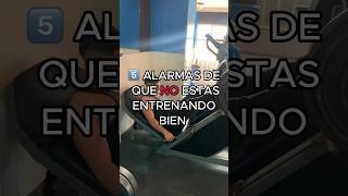 ❌ 5 ALARMAS DE QUE NO ESTÁS ENTRENANDO BIEN ❌ consejosgym consejosfitness tipsfitness fitness [upl. by Aiehtela786]