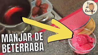 O Que Fazer Com Água da BETERRABA 🤔  Aprenda Fazer Uma DELICIOSA SOBREMESA  MANJAR DE BETERRABA 😋 [upl. by Anelej681]