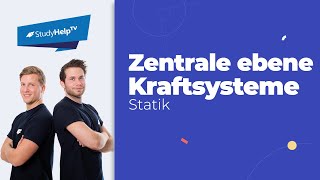 Zentrale ebene Kraftsysteme  Einführung Technische Mechanik StudyHelp [upl. by Corrine]