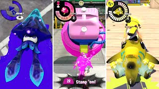 Splatoon 1 2 amp 3  All Special Weapons [upl. by Fredkin987]