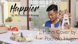 Happier by Marshmello ft Bastille  Piano Cover by Pocholo Hugo [upl. by Amsirhc]