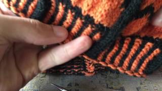 LadderBack Jacquard  A Sockmatician Tutorial [upl. by Oigroig]