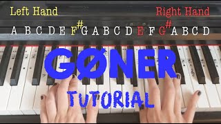 PIANO TUTORIAL  Goner  twenty one pilots [upl. by Tenay871]