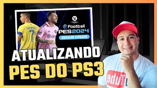 Como Atualizar o PES 2018 do PS3  2024 [upl. by Silvestro]