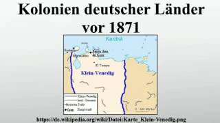 Kolonien deutscher Länder vor 1871 [upl. by Batish]