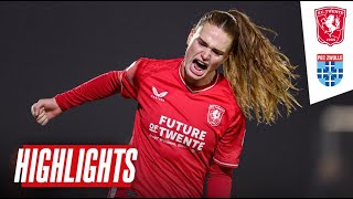 RIJSBERGEN slaat TWEE keer toe na ACHTERSTAND  FC Twente  PEC Zwolle 13122023  Highlights [upl. by Jan]