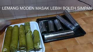 LEMANG MODEN BUAT LEBIH BOLEH SIMPAN [upl. by Enhpad]