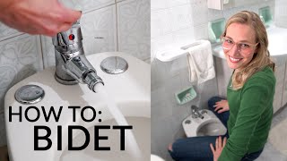 How To Use a Bidet [upl. by Ynoyrb]