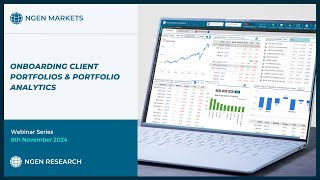 Onboarding Client Portfolios amp Portfolio Analytics  Training on 8th November 2024  Webinar Series [upl. by Yelsnit]