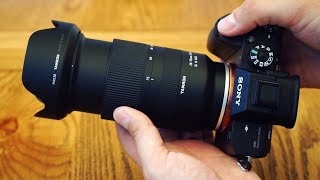 Tamron 2875mm f28 Di III RXD lens review with samples Fullframe amp APSC [upl. by Bueschel]