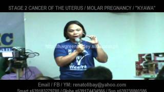 Green Barley Testimony  Cancer of the Uterus  Molar Pregnancy  Kyawa [upl. by Kalfas]