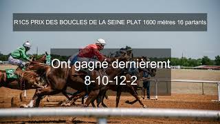 PRONOSTIC QUINTÉ DU DIMANCHE 10 NOVEMBRE 2024 PRIX DES BOUCLES DE SEINE R1C5 SAINT CLOUD [upl. by Christa]