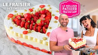 Le FRAISIER revisité du MEILLEUR PÂTISSIER  La Recette avec Laurène de la saison 13 [upl. by Killen]