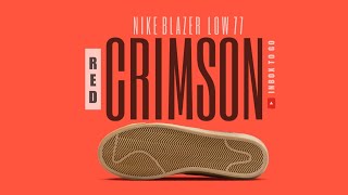 RED CRIMSON 2024 Nike Blazer Low 77 Vintage SNEAKER INFORMATION [upl. by Mert]